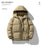 Men's Hoodie Coat Winter Fashion Solid ZIp-up Thickened Cotton-padded Jacket Casual Warm Outwear Top Clothing