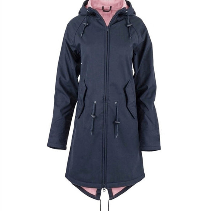 Winter European And American Hot Fleece Jacket Women's Dust Coat