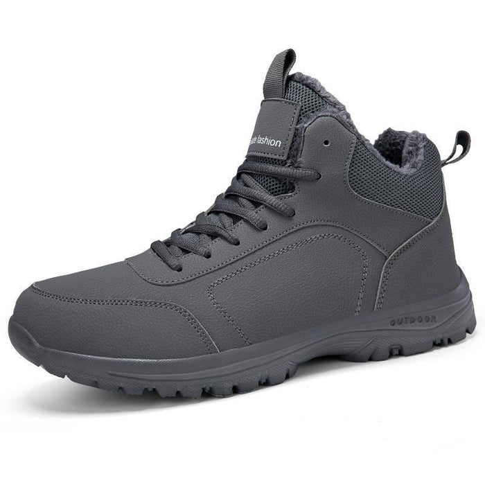 Botas Martin de invierno para hombre, para exteriores, con forro polar, cálidas y casuales para la nieve.