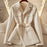 Women's Solid-Color Loose All-Match Cropped Waist-Cinching Coat