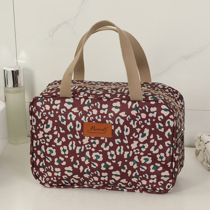 Trousse de Toilette de Voyage et d'Extérieur Portable et Grande Capacité