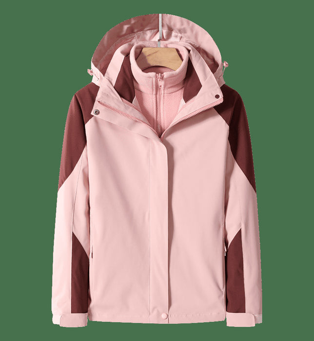 Veste trois-en-un imperméable et thermique amovible pour le travail