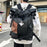 Backpack Curved Edge Fashion Personalized Backpack Men's Large Capacity