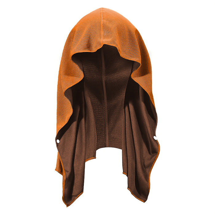 Toalla con capucha en forma de U para gimnasio y playa