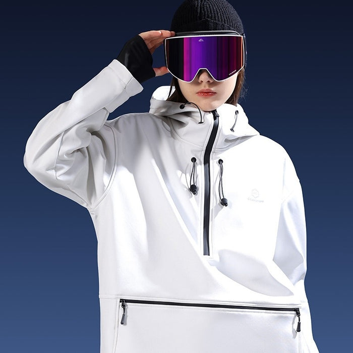 Lunettes de ski magnétiques double couche pour sports de plein air