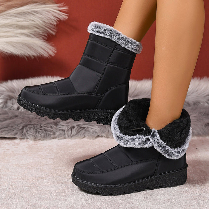 Women's Snow Boots Plus Size Wear-resistant Comfortable Warm Boots