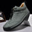 Casual Men's Leather Shoes Travel Middle-aged Doudou Light And Comfortable