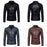 Coat Leather Jacket Men's Youth Motorcycle Slim Men's Leather Jacket