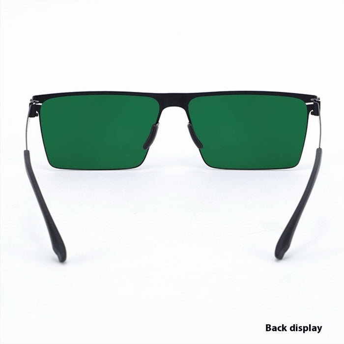 Lunettes de soleil carrées coréennes polarisées pour hommes et femmes