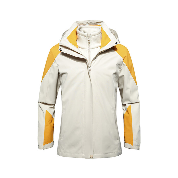 Veste trois-en-un imperméable et thermique amovible pour le travail