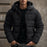 Men's Solid Color Hooded Velvet Cotton Clothes