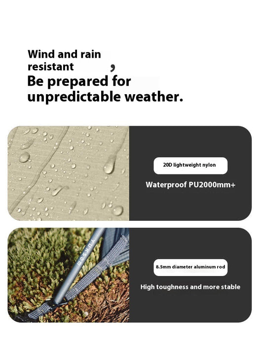 Tienda de campaña ultraligera profesional para senderismo, para exteriores, ligera, para montañismo, resistente a la lluvia.