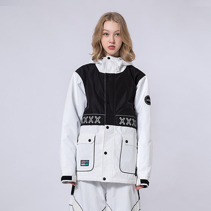 Waterproof And Warm Veneer Double-board Niche Professional Ski Jacket