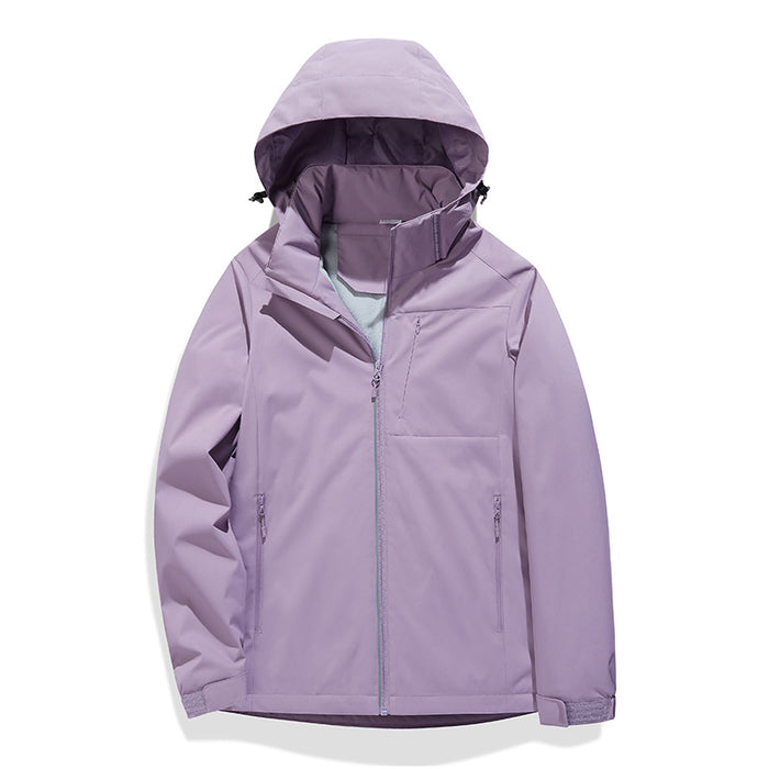 Veste extérieure monocouche doublée polaire, coupe-vent, imperméable et anti-salissures
