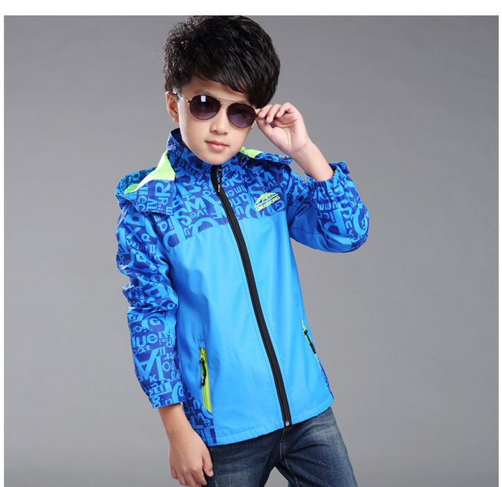 Boys' New Outdoor Jacket Coat