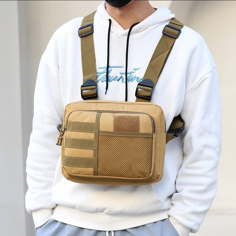 Sac de poitrine tactique décontracté pour homme