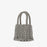 New Dual-color Amber Acrylic Cat-eye Bead Pure Hand-braided Bag