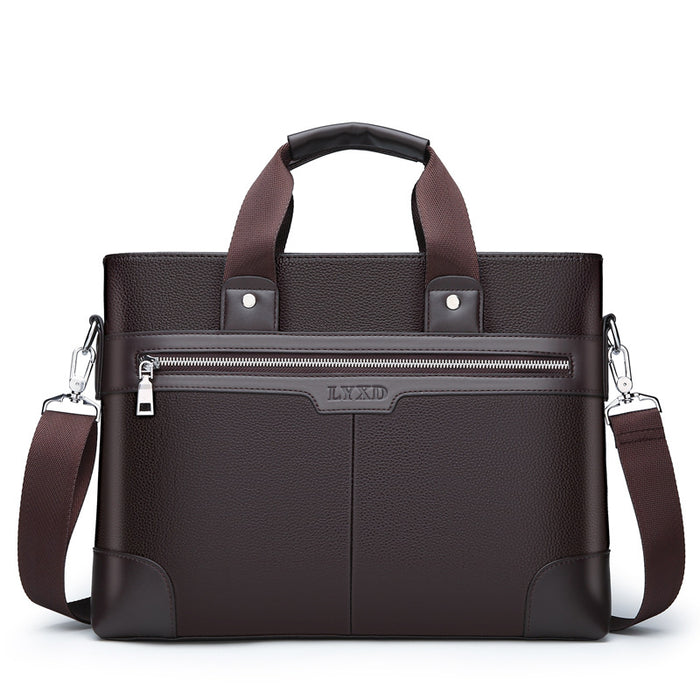 Mens Business Hand Bag Travel Shoulder Crossbody Briefcase