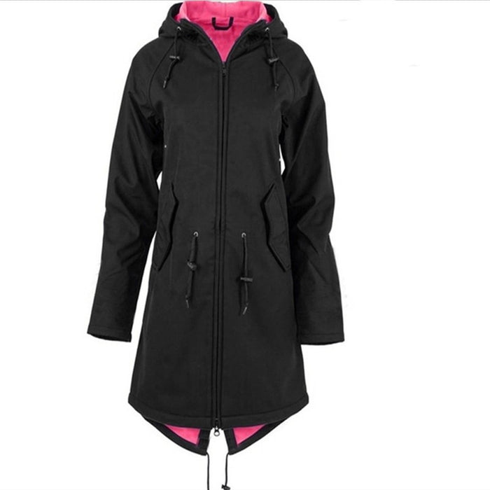 Winter European And American Hot Fleece Jacket Women's Dust Coat
