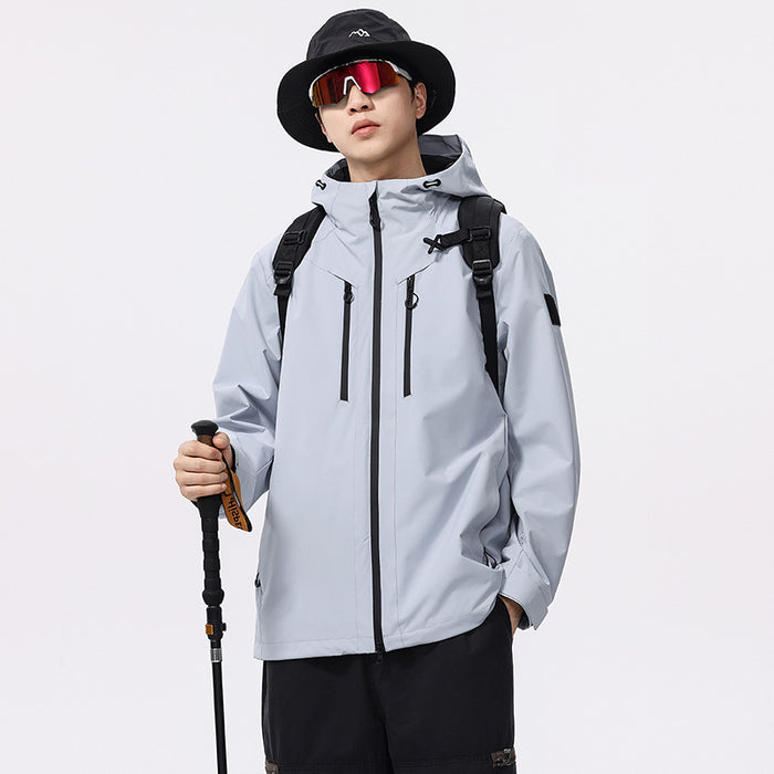Veste de sport extérieure coupe-vent et imperméable pour homme