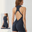 Fitness Yoga Jumpsuit With Zipper Summer Backless Shorts Jumpsuit Bodysuit For Women Clothing
