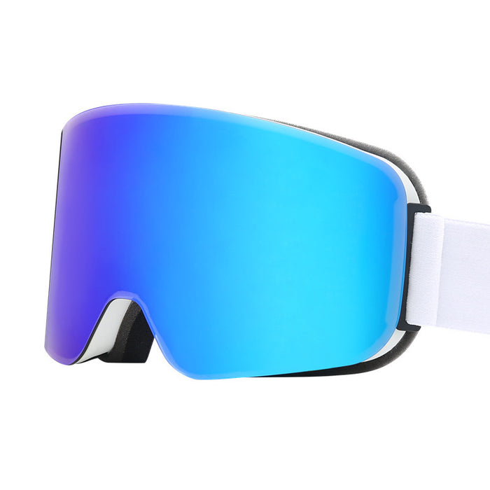 Lunettes de ski double couche antibuée pour la protection des yeux