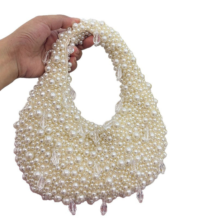 Women's Cute Versatile Casual Pearl Shoulder Bag
