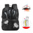 Men's Waterproof Nylon Solar Charging Backpack Sports Leisure Hiking