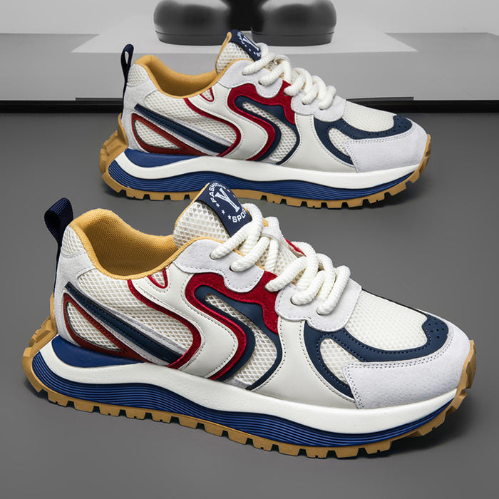 Zapatos de hombre de malla transpirables, versátiles y casuales.