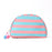 Striped Fashionable Shell-Shaped Makeup Bag
