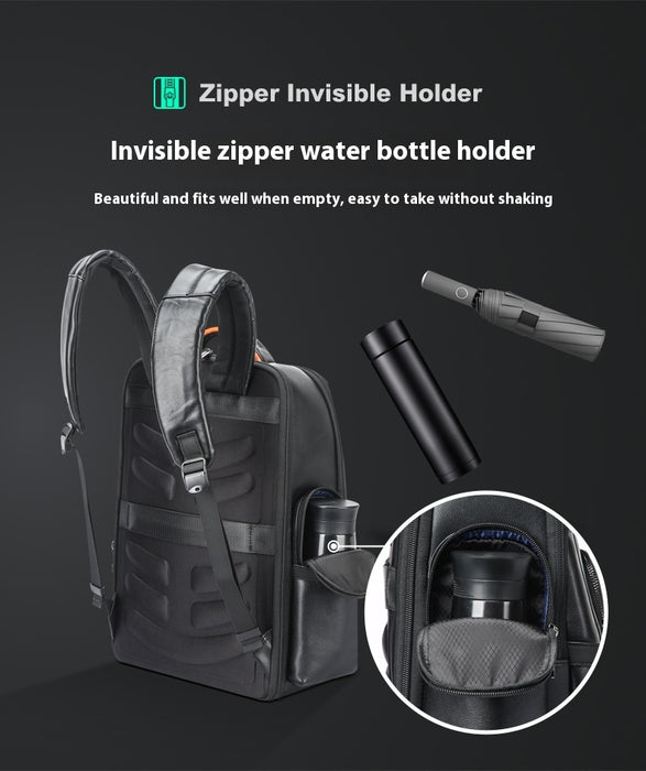 Sac à dos de ville pour homme en cuir véritable, première couche de cuir de vachette