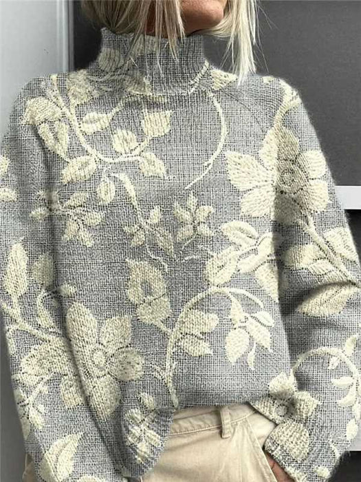 Nueva capa informal con estampado abstracto navideño tipo cárdigan