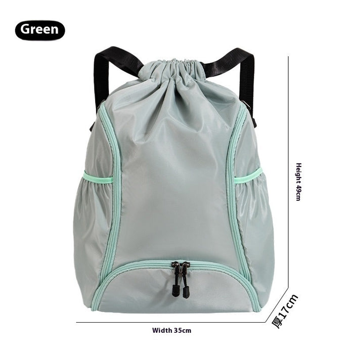 Large Capacity Sports Backpack Multifunctional Training Fitness Drawstring Bag