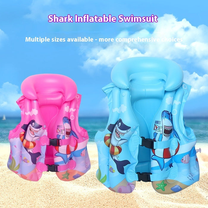 Kids Swimming Large Floating Vest Inflatable Vest Life Jacket