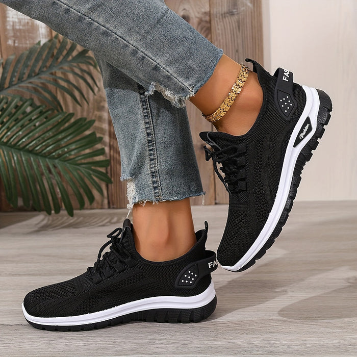 Flying Woven Shoes Women's Fashion Casual Mesh Sneaker