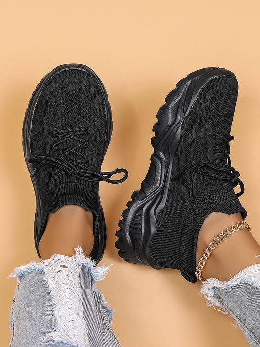 Chaussettes de sport respirantes Flyknit pour femmes grandes tailles