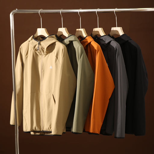 Breathable Waterproof Casual Loose-fitting Hoodie Jacket Coat