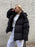 Fashion Coat With Removable Hood Cotton Jacket Winter Warm Windproof Loose Cotton Jacket Loose Parka Outerwear Clothing