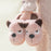 Warm And Cute Puppy Platform Non Slip Cotton Slippers