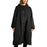Fleece-lined Hooded Zip-up Leopard-print Coattrench Coat