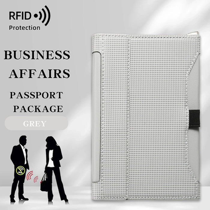 Anti-theft Swiping Stylish And Versatile Large Capacity Passport Case