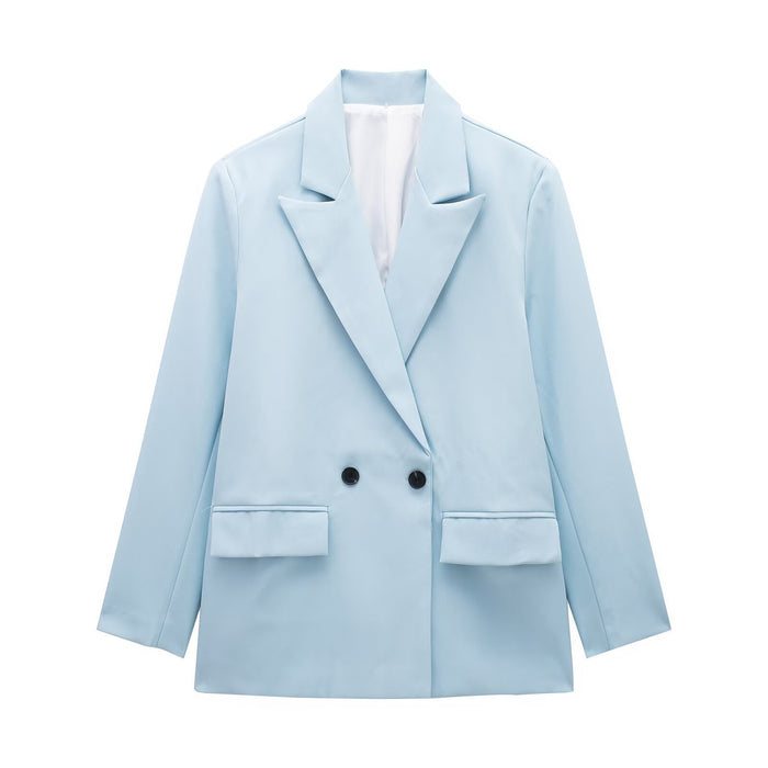 Blazer croisé décontracté d'été