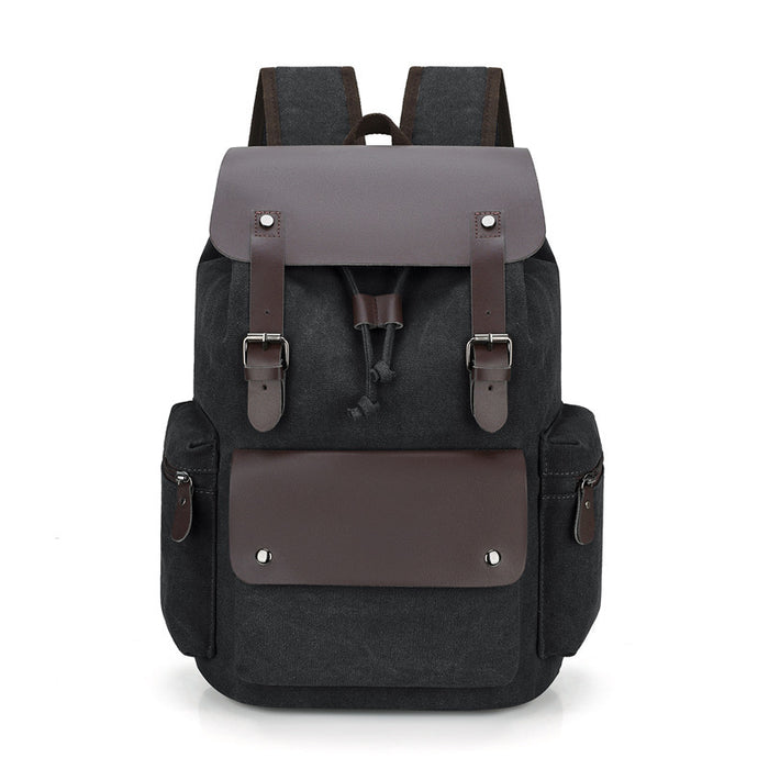 Retro Wear-resistant Large-capacity Backpack