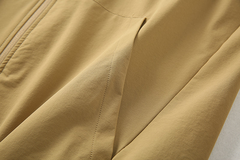 Breathable Waterproof Casual Loose-fitting Hoodie Jacket Coat