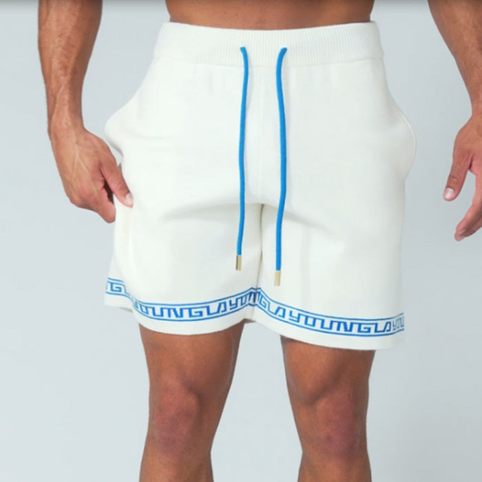 Short de sport américain pour homme, longueur sous le genou