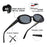 Lunettes de soleil ovales à petite monture, style européen et américain, pour femme.
