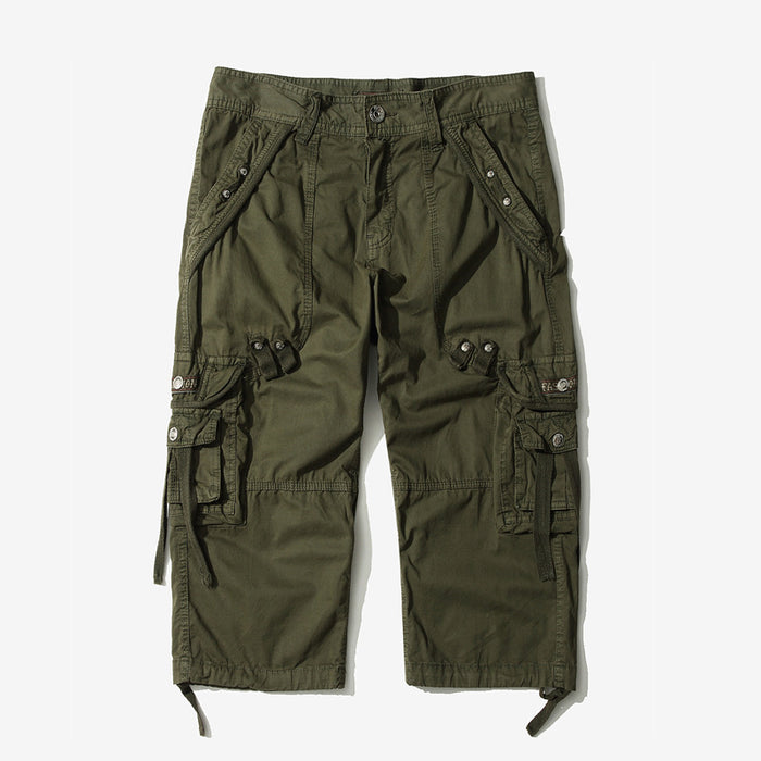 Cargo Shorts Loose Multi-pocket Pants Beach Pants