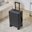 Valise en fibre de carbone avec cadre en aluminium, bagage roulant professionnel de grande capacité