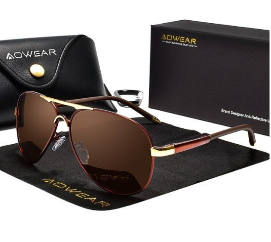 Sun Glasses Men Travel For Pilot Sunglasses Big Frame