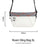 Portable Large-Capacity Crossbody Bag Contrasting Colors Versatile Travel Shoulder Bag